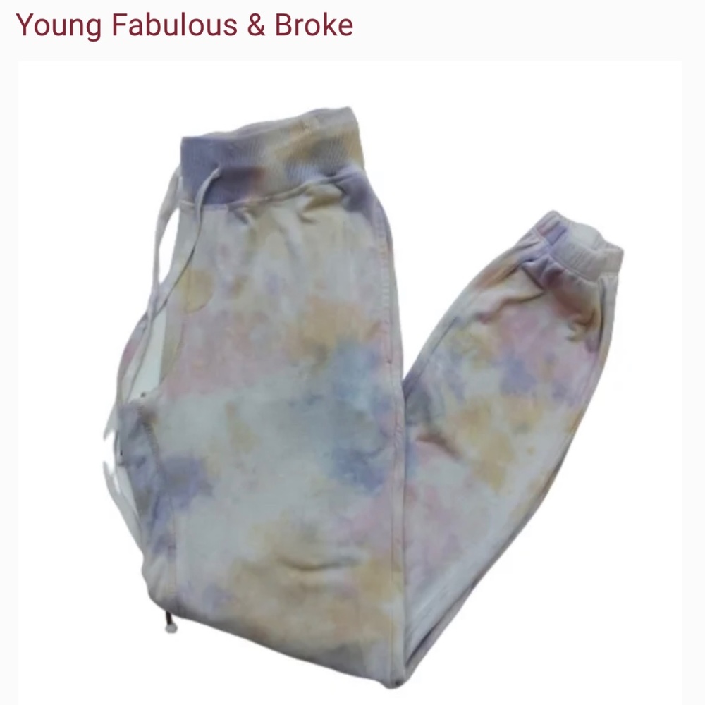 Young Fabulous & Broke Tie Dye Jogger